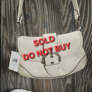 SOLD // NWT Coach Soho Flap Bag (FLAWED)